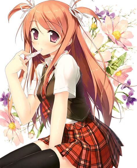 School Uniforms Artwork Anime Anime Girls Kantoku Artist Original