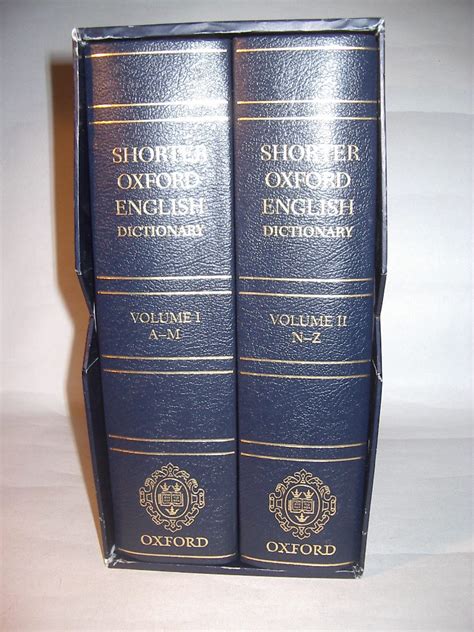 Shorter Oxford English Dictionary Oxford University Press 2007 - HC Books