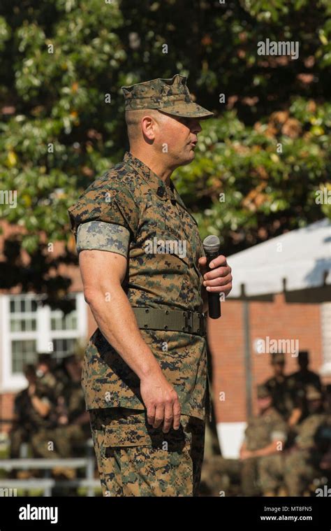 Us Marine Corps Sgt Maj Alex M Dobson In Coming Sergeant Major