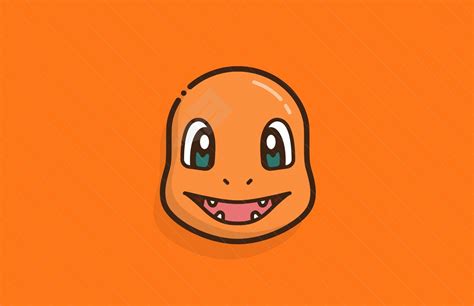 Free Vector Charmander Pokemon Face Pokemon Faces Pokemon Drawings