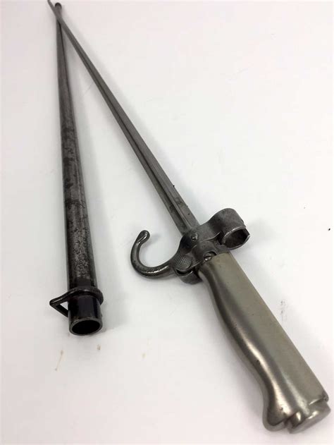 Auction French Needle Bayonet With Scabbard M 1886 For The Lebel Rifle