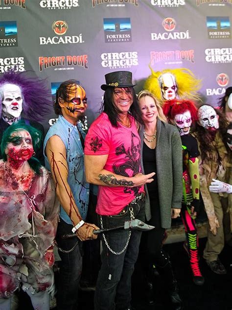 Celebrities And Zombies Walk The Black Carpet At Fright Domes Grand