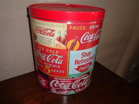 3 Vintage Coca Cola Coke Tins Etsy