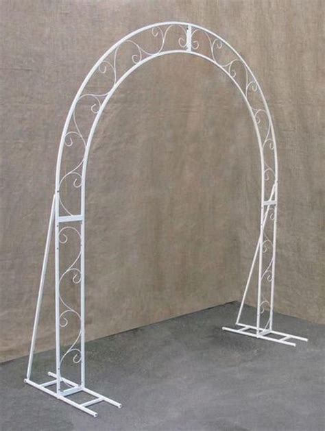 Semi Circle Wedding Arch Oval Wedding Arch Half Circle Etsy Metal