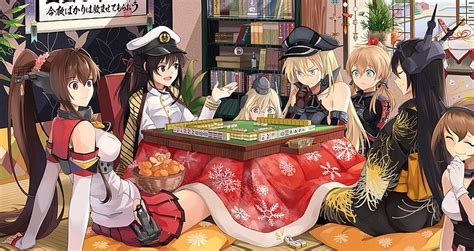 Hd Wallpaper Anime Kantai Collection Admiral Kancolle Bismarck Kancolle Wallpaper Flare