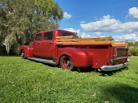 1949 Chevy Crewcab Diesel Dually Custom No Reserve For Sale Photos