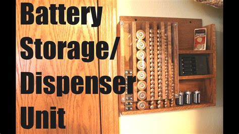 Get 500+ tool plans and more! Battery Storage/Dispenser! Get organized! - YouTube