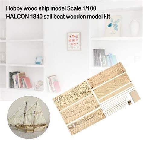 New Wooden Sailing Boat Model Diy Kits 150 Scale Ship Assembly Building Educational Wish