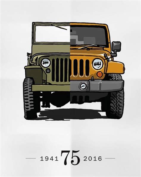 Wrangler 75 Years Sp2 Vw Jeep Art Jeep Wallpaper Pick Up Badass