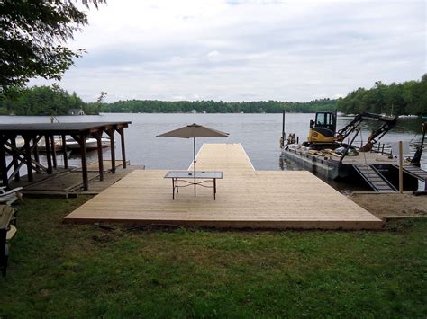 Permanent Steel Pile Docks