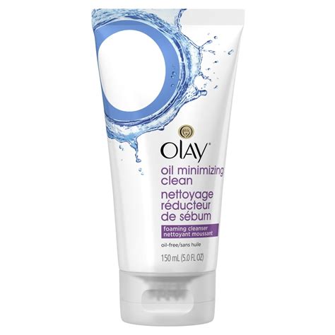 Olay Oil Minimizing Clean Foaming Face Cleanser 50 Fl Oz Walmart