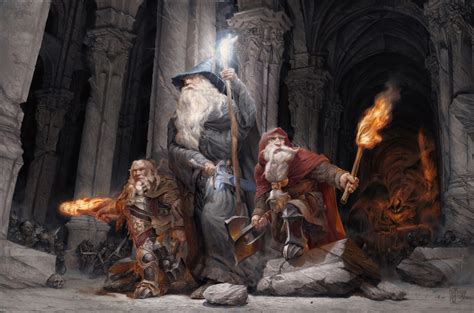 Download Torch Staff Wizard Warrior Dwarf Gandalf Fantasy The Lord Of