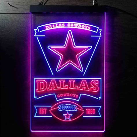 Dallas Cowboys Est 1960 Neon Like Led Sign Fansignstime