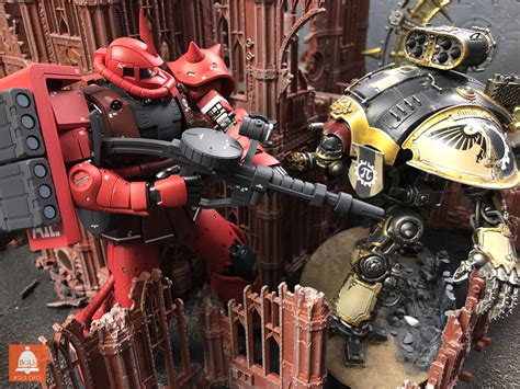 Tabletop Gallery Imperial Knight Vs Zaku Bell Of Lost Souls