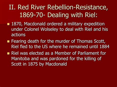 ppt louis riel and rebellion in the north west powerpoint presentation id 3346924