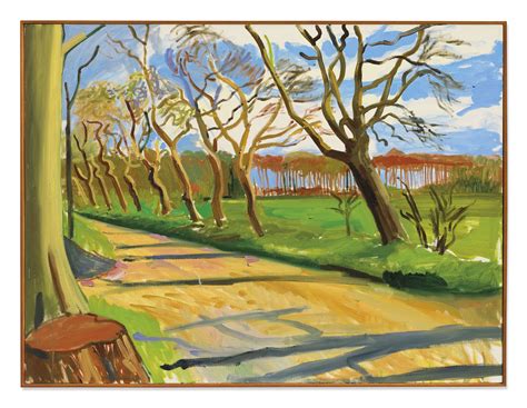 David Hockney B 1937 Walnut Trees 2000s Paintings Christies