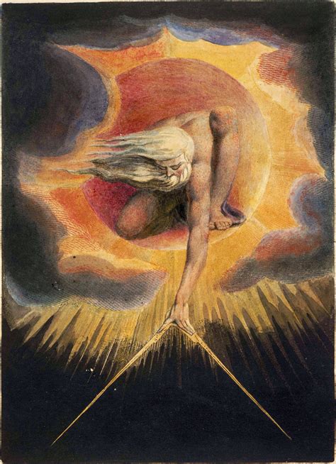 William Blake The Ancient Of Days 1794 Canvas Print Giclee Etsy