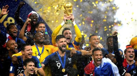 Champions Du Monde La France Sacrée Après Sa Victoire Contre La