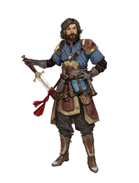 Male Human Fighter Mercenary Eando Kline Pathfinder 2e Pfrpg Pfsrd