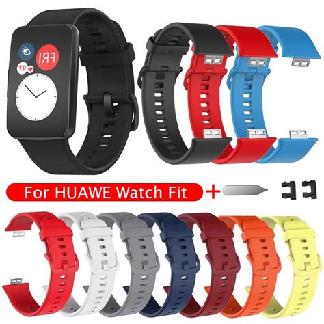 Huawei Watch Fit Strap Band Replacement Silicone Wrist Watchband For