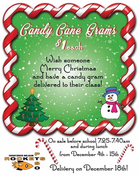 Check out our candy cane gram selection for the very best in unique or custom, handmade pieces from our shops. PTSO Candy Cane Gram Fundraiser - Middle School