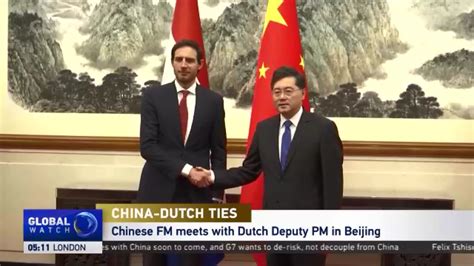 China Dutch Ties Chinese Fm Meets With Dutch Deputy Pm In Beijing Cgtn