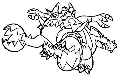 Pokemon Sun And Moon Ultra Beasts Coloring Pages PNG COLORIST