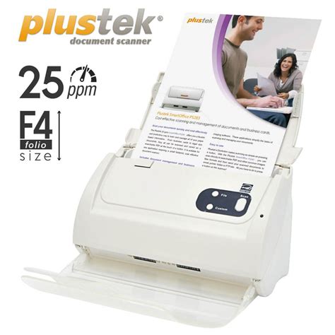 Jual Scanner Plustek Smartoffice Ps Folio F Ppm Adf Otomatis Shopee Indonesia