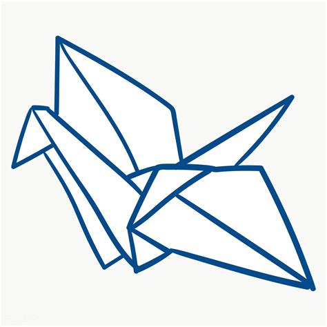 Origami Paper Crane Transparent Png Free Image By Te
