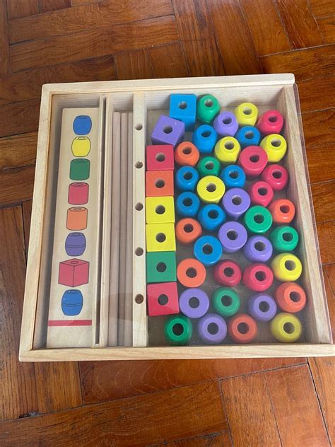 Melissa And Doug Bead Sequencing Set Babies And Kids Infant Playtime On