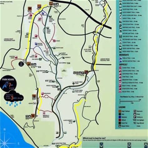Top Of The World Laguna Beach Hike Map Tourist Map Of English