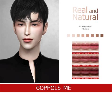 Gpme Real And Natural Lips Makeup Cc Sims 4 Cc Makeup Male Makeup Sims