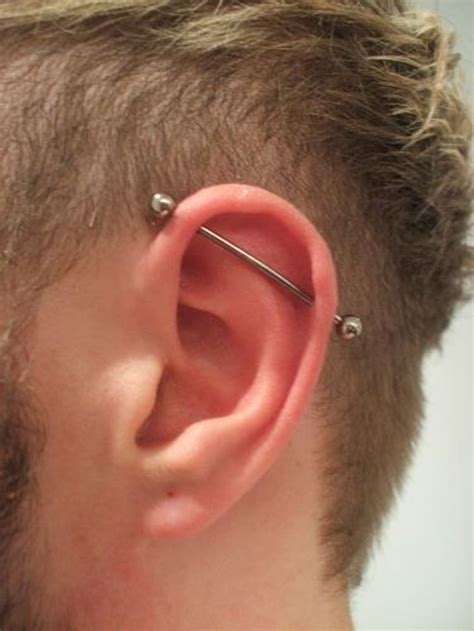30 Most Popular Ear Piercing Ideas For Men Guys Ear Piercings Ear Piercings Industrial Men
