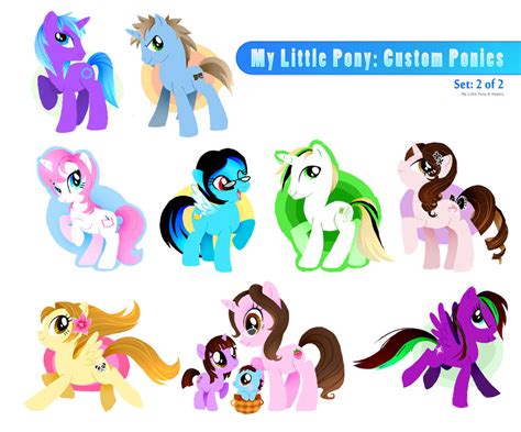 My Little Pony Custom Ponies By Rincharmie On Deviantart