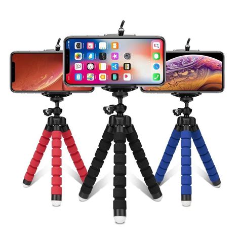 Smartphone Tripod With Bluetooth Selfie Remote For Iphones And Android