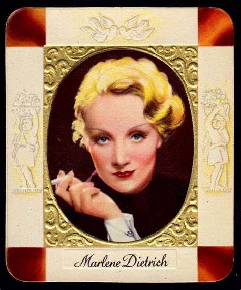 Flickrp7pzkrm German Cigarette Card Marlene Dietrich