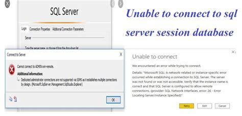 Database Unable To Connect To Local Sql Server With Windows Vrogue