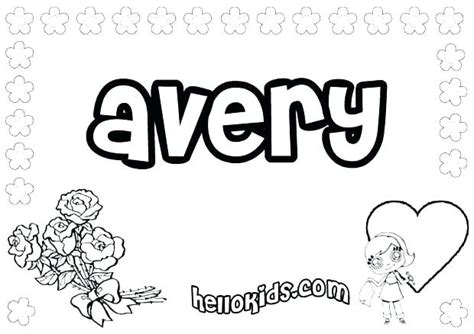 Colors can be an inspiration for baby names. Name Tag Coloring Pages at GetColorings.com | Free ...
