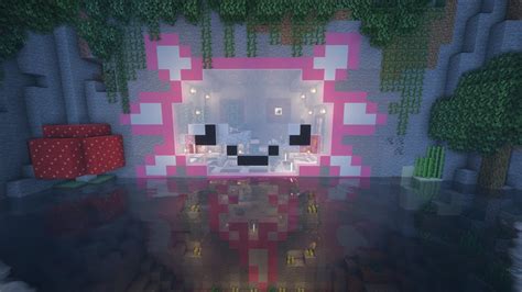 I Built An Axolotl House In Minecraft Youtube