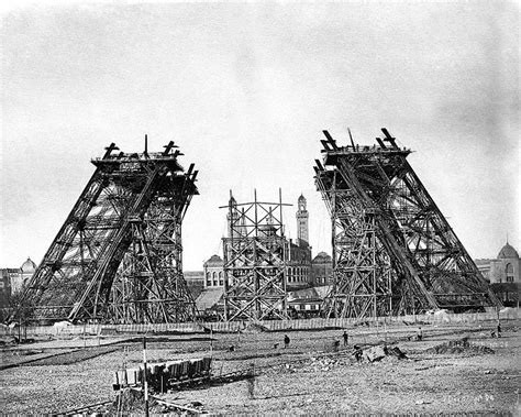 Construction 7 December 1887 Eiffel Tower Tour Eiffel La Tour Eiffel