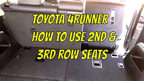 Does The Toyota 4runner Have 3rd Row Seating