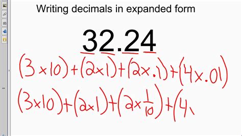 Module 1 Lesson 6 Decimal Expanded Form Youtube