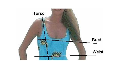 Sizing Chart for women's swimwear and clothing by Jita Swim and Island
