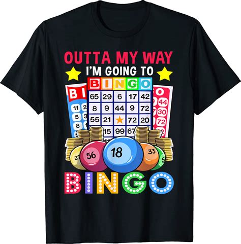 Bingo Inspired Coverall Related Bingo Card Design T Shirt Amazonde