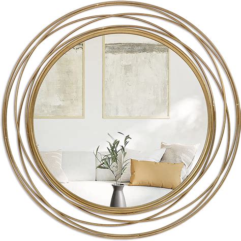 Lakehaven Large Round Mirrors For Wall Decor Living Room