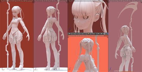 improving my anime character modeling workflow [projectupdate] character modeling anime
