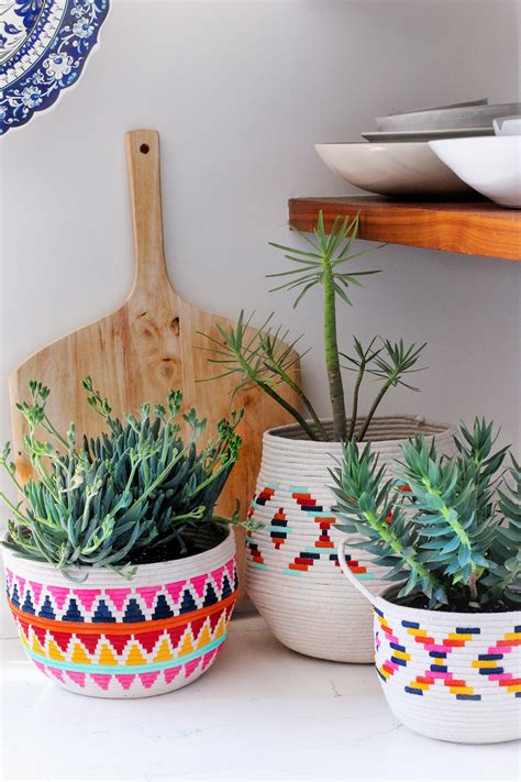 See more ideas about rope basket, diy rope basket, fabric bowls. DIY Painted Rope Basket | Just Imagine - Daily Dose of Creativity