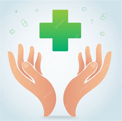 Premium Vector Hand Holding Medical Hospital Icon Symbol Vector