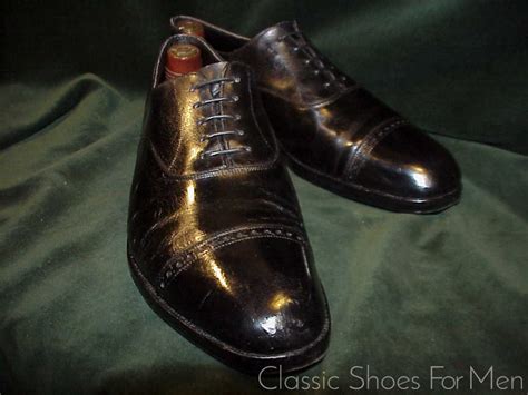 Vintage John Lobb London Bespoke Cap Toe Oxford Brogue 44 445de