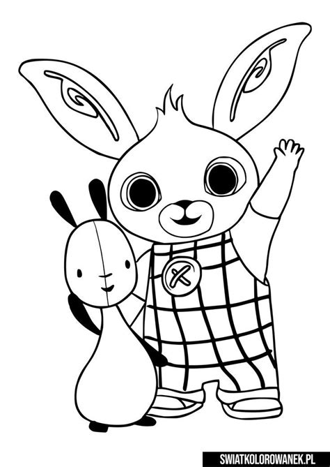Bing Kolorowanki Do Druku Dla Dzieci Bing Bunny Bunny Coloring Pages